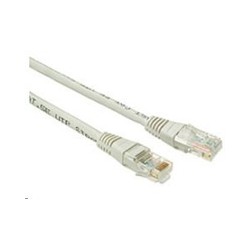 Solarix - patch kabel CAT5E UTP PVC 7m šedý non-snag proof