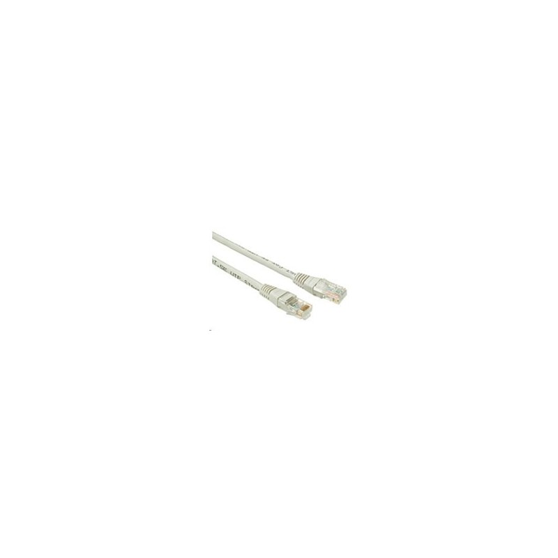 Solarix - patch kabel CAT5E UTP PVC 7m šedý non-snag proof