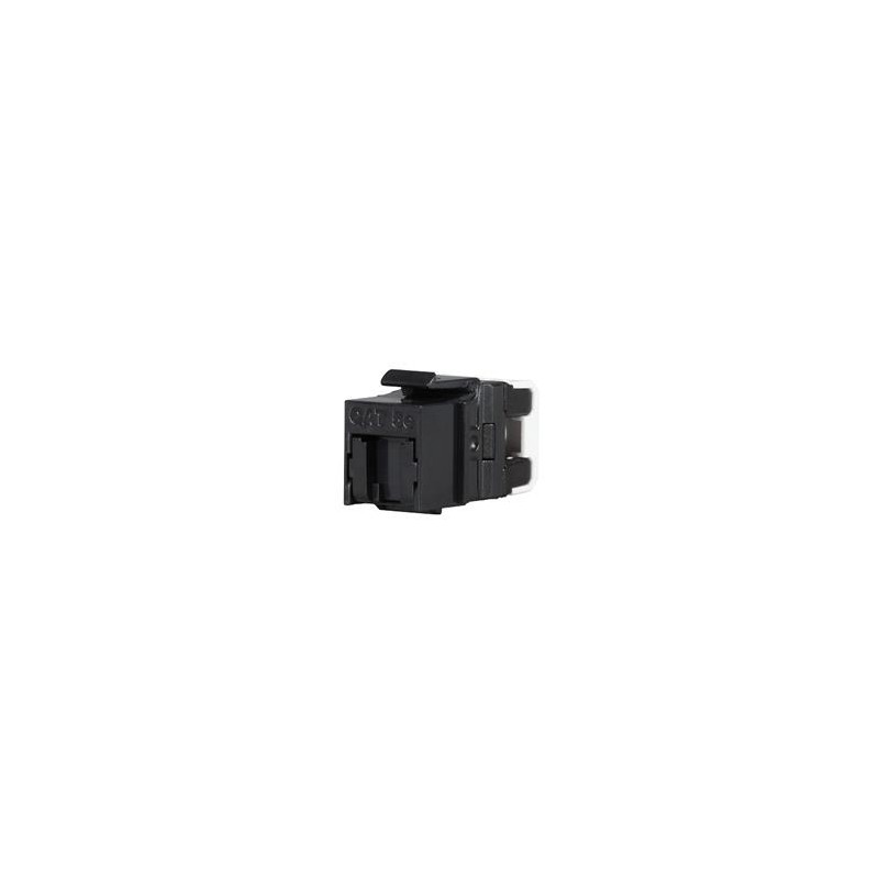 Solarix - keystone rychlozařezávací CAT5E UTP RJ45 černý