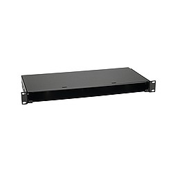 Solarix - vana optic.19" 1U BK s výsuvným šuplíkem bez čela