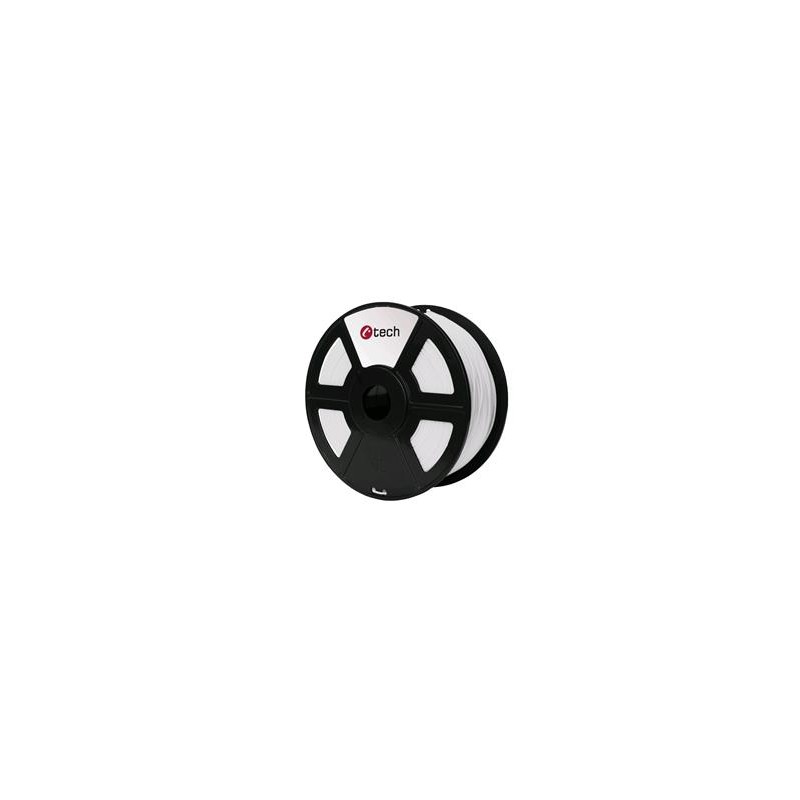 C-TECH tisková struna ( filament ) , PLA, 1,75mm, 1kg, bílá