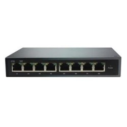 ADEX ADS108GRP-1PO reversní poe managed switch, 8x Gbit port (1x poe out), metal
