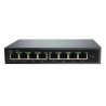 ADEX ADS108GRP-1PO reversní poe managed switch, 8x Gbit port (1x poe out), metal