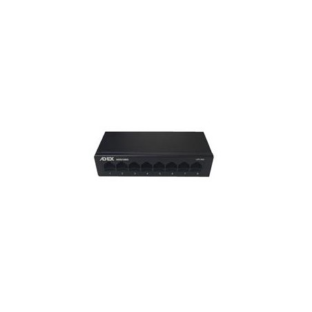 ADEX ADS108G 8port desktop gigabit switch kovový