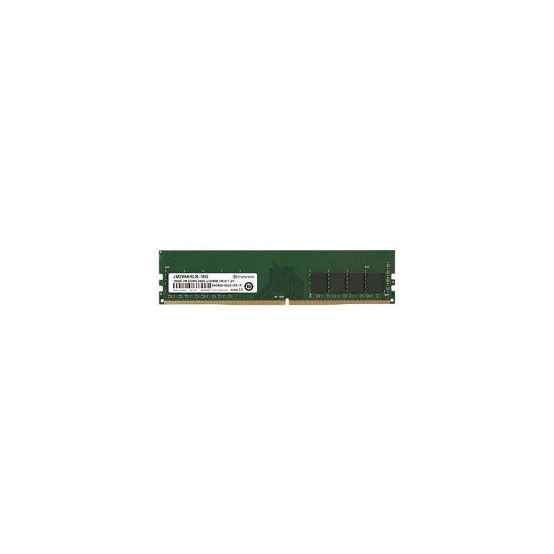 TRANSCEND DIMM DDR4 16GB 2666MHz 1Rx8 2Gx8 CL19 1.2V