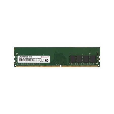 TRANSCEND DIMM DDR4 16GB 2666MHz 1Rx8 2Gx8 CL19 1.2V