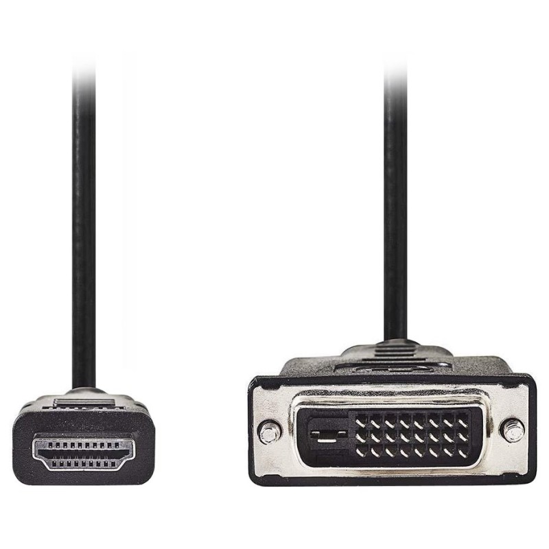Nedis CCGB34800BK30 - Kabel HDMI – DVI | HDMI Konektor - DVI-D 24+1-Pin Zástrčka | 3 m | Černá barva