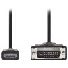 Nedis CCGB34800BK30 - Kabel HDMI – DVI | HDMI Konektor - DVI-D 24+1-Pin Zástrčka | 3 m | Černá barva