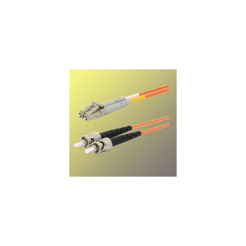 Optický patchkabel duplex LC-ST, 50/ 125um MM, 2m, OM2