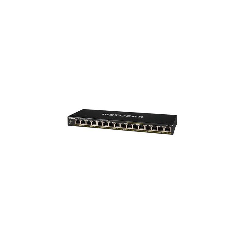 NETGEAR 16PT GE Unmanaged Swch W/PoE/PoE+
