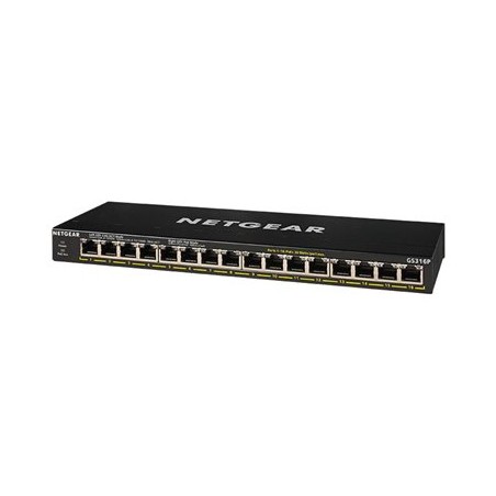 NETGEAR 16PT GE Unmanaged Swch W/PoE/PoE+
