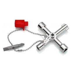 Knipex, Klíč na rozvodné skříně, Pro běžné skříně a systémy zavírání, 00 11 03