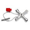 Knipex, Klíč na rozvodné skříně, Pro běžné skříně a systémy zavírání, 00 11 03