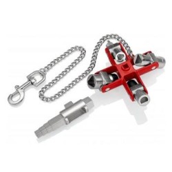 Knipex, Univerzální klíč „Stavebnictví“ Pro běžné skříně a systémy zavírání