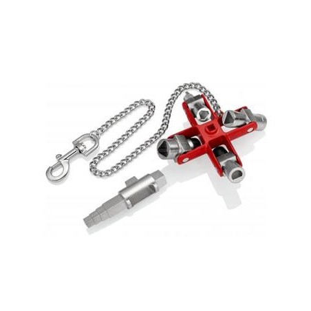 Knipex, Univerzální klíč „Stavebnictví“ Pro běžné skříně a systémy zavírání