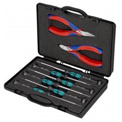 Knipex, Pouzdro s kleštěmi pro elektroniku S nástroji pro práce na elektronických součástkách 002018