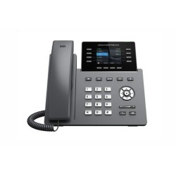 Grandstream GRP2624 SIP telefon, 2.8" TFT bar. displej, 12 SIP účty, 4 pr. tl., 2x1Gb, WiFi, BT