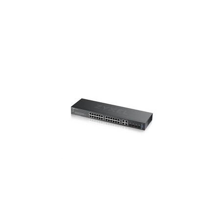 Zyxel GS2220-28 28-port L2 Managed Gigabit Switch, 24x gigabit RJ45, 4x gigabit RJ45/SFP