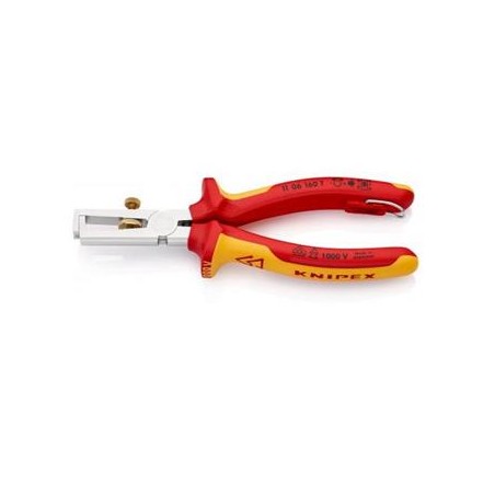 Knipex, 11 06 160 T, Odizolovací kleště S otevírací pružinou, univerzální 1107160