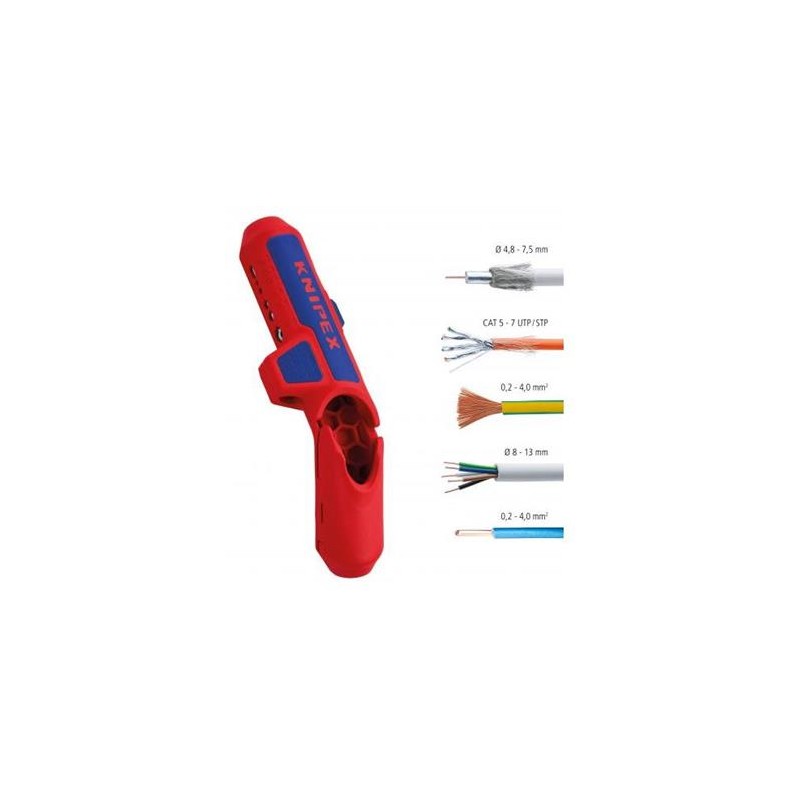 Knipex, 16 95 01 SB, ErgoStrip® Univerzální odizolovací nástroj