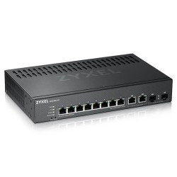Zyxel GS2220-10 10-port L2 Managed Gigabit Switch, 8x gigabit RJ45, 2x gigabit RJ45/SFP