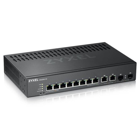 Zyxel GS2220-10 10-port L2 Managed Gigabit Switch, 8x gigabit RJ45, 2x gigabit RJ45/SFP