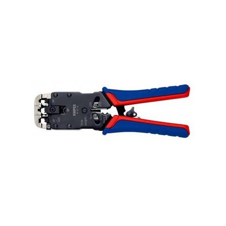 Knipex, 97 51 12, Lisovací kleště pro konektory RJ10,11,12,45