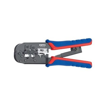 Knipex, 97 51 10, Lisovací kleště pro konektory RJ10,11,12,45