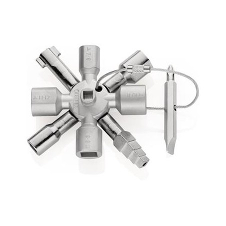 Knipex, Klíč na rozvodné skříně TwinKey, 00 11 01
