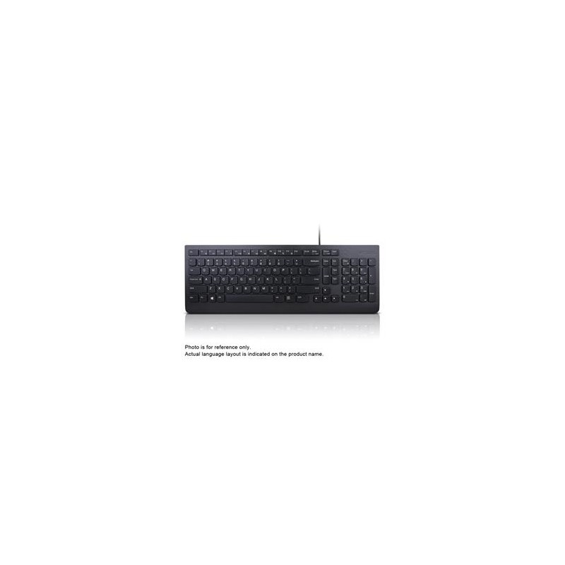 Lenovo klávesnice Essential Wired (Black) CZ/SK