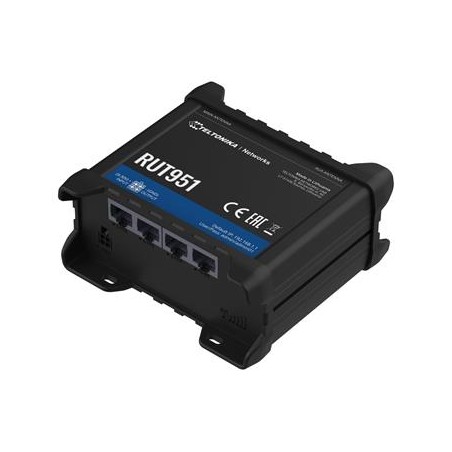 Teltonika LTE Wi-Fi Router RUT951, 2,4 GHz, 802.11b/g/n, 2/3/4G, LTE
