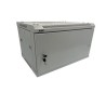 ADEX rozvaděč 9U 450mm šedý, nástěnný, kovové dveře, rozložený