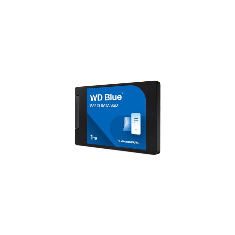 WD BLUE SSD 3D NAND WDS100T3B0A 1TB SA510 Powered by SanDisk, SATA/600, (R:560, W:520MB/s), 2.5"