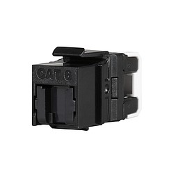Solarix - keystone rychlozařezávací CAT6 UTP RJ45 černý pro kleště
