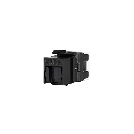 Solarix - keystone rychlozařezávací CAT6 UTP RJ45 černý pro kleště