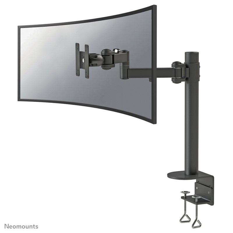 Neomounts FPMA-D960BLACKPLUS /Držák zakřiveného displeje/na stůl/10-49"/svorka/3 čepy/VESA 100X100/nosn. 20kg/černý