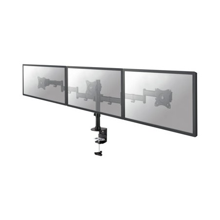 Neomounts Select NM-D135D3BLACK/Držák displeje/na stůl/10-27"/svorka+průchodka/VESA 100X100/nosn.3x 8kg/3 displeje/čern