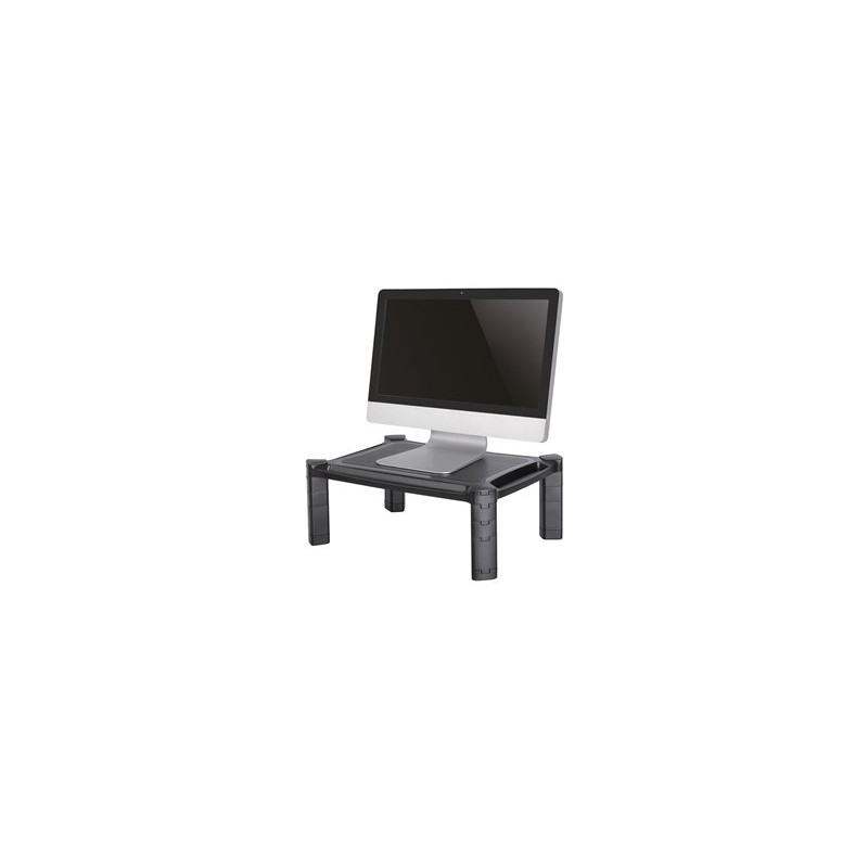Neomounts NSMONITOR20/podložka pod displej/nosn. 10kg/výška 4,6-16,8cm/plast/černá