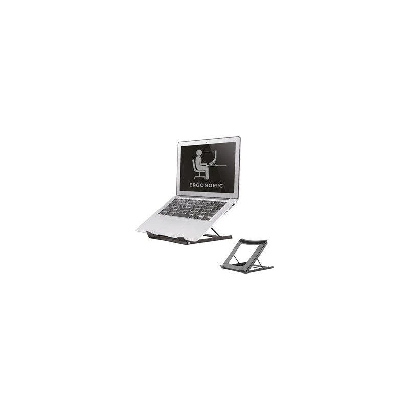 Neomounts NSLS075BLACK/Držák na notebook,tablet/na stůl/10-16"/nosn. 5kg/ 5 různých výškových poloh/skládací/černý