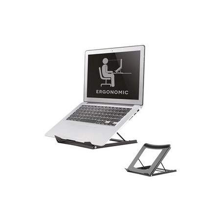 Neomounts NSLS075BLACK/Držák na notebook,tablet/na stůl/10-16"/nosn. 5kg/ 5 různých výškových poloh/skládací/černý