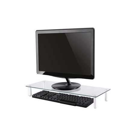 Neomounts NSMONITOR10/podložka pod displej/nosn. 25kg/výška 8cm/sklo