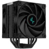 DEEPCOOL CPU Chladič AK400 ZERO DARK PLUS, 2x120mm, LGA1851, AM5, černá