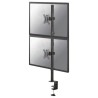 Neomounts FPMA-D550DVBLACK/Držák displeje/na stůl/10-32"/svorka/VESA 100X100/nosn. 2x6kg/2 displeje vert/černý