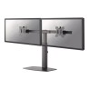 Neomounts FPMA-D865DBLACK /Držák displeje/na stůl/10-27"/stojan/VESA 100X100/nosn.2x6kg/2 displeje/černý
