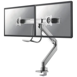 Neomounts Select NM-D775DXSILVER / Flat Screen Desk mount (10-32") desk clamp/grommet / Silver