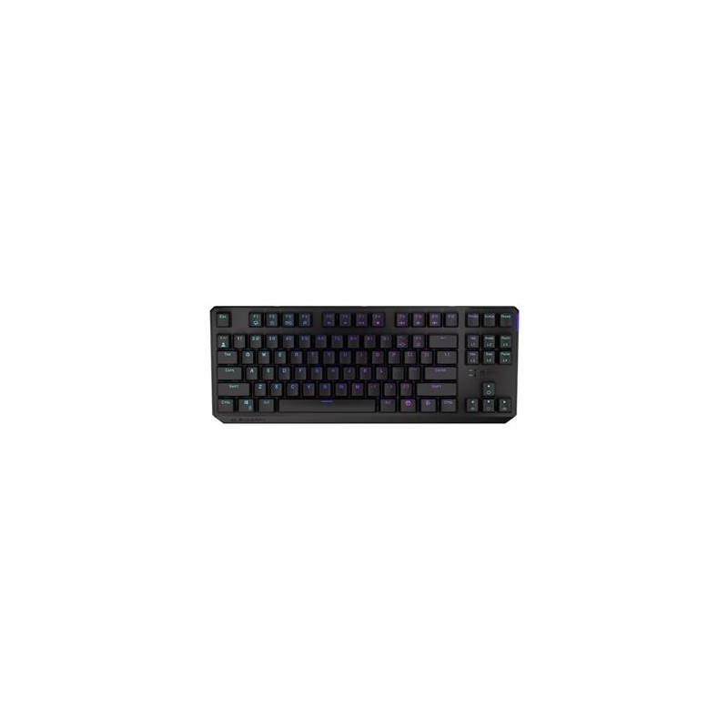 Endorfy herní klávesnice Thock TKL Wireless Red / RGB / red sw. / bezdrátová / mechanická / US layout / černá