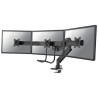 Neomounts Select NM-D775DX3BLACK / Flat Screen Desk mount (17-27") desk clamp/grommet / Black