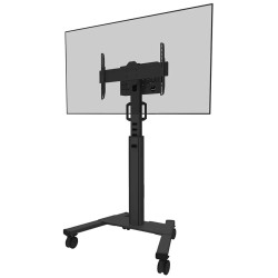 Neomounts Select FL50S-825BL1/Držák displeje/vozík/37-75"/4 kolečka/VESA 600X400/nosn. 70kg/nast.výšky/náklon/černý