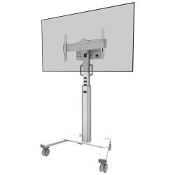 Neomounts Select FL50S-825WH1/Držák displeje/vozík/37-75"/4 kolečka/VESA 600X400/nosn. 70kg/nast.výšky/náklon/bílý