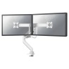 Neomounts DS75-450WH2 /Držák displeje/na stůl/17-32"/svorka+průchodka/VESA 100X100/nosn.2x8kg/plyn. píst/2 displeje/bíl